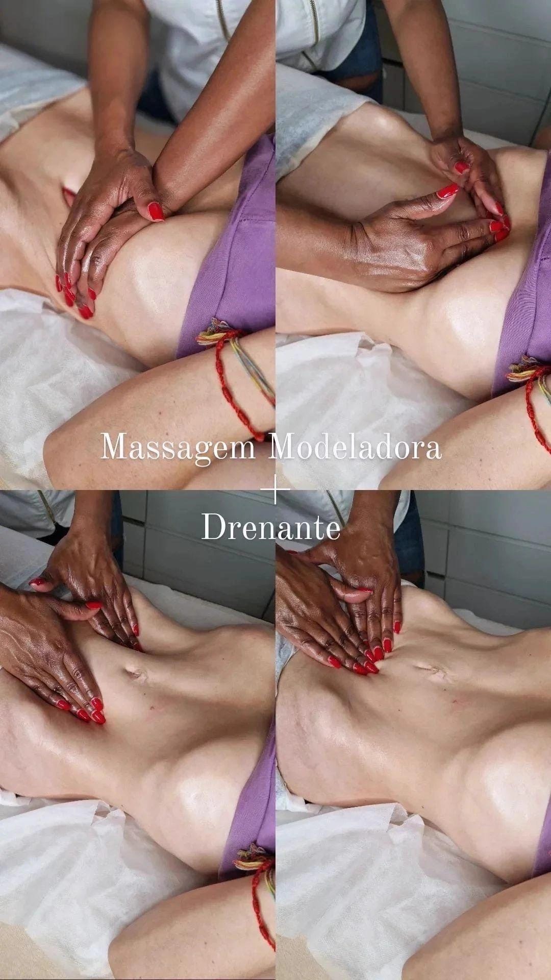 Massagem Modeladora + Drenante — Técnica manual combinada · Atelier Janet Moreno, Carnaxide